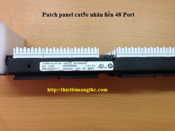 Patch panel 48 cổng cat5e AMP nhân liền